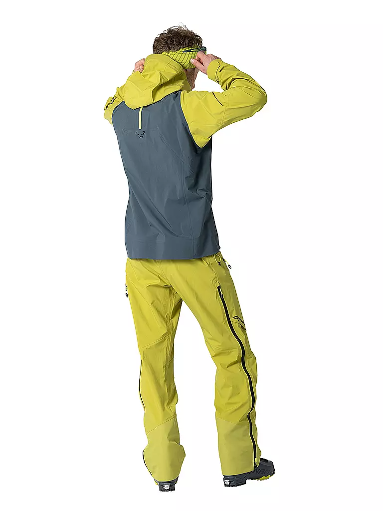 DYNAFIT | Herren Tourenjacke Blacklight 3L Hoodie | gold