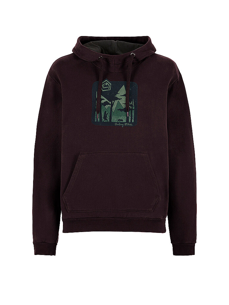 E9 Kletterhoodie Hood Bio-Baumwolle Braun