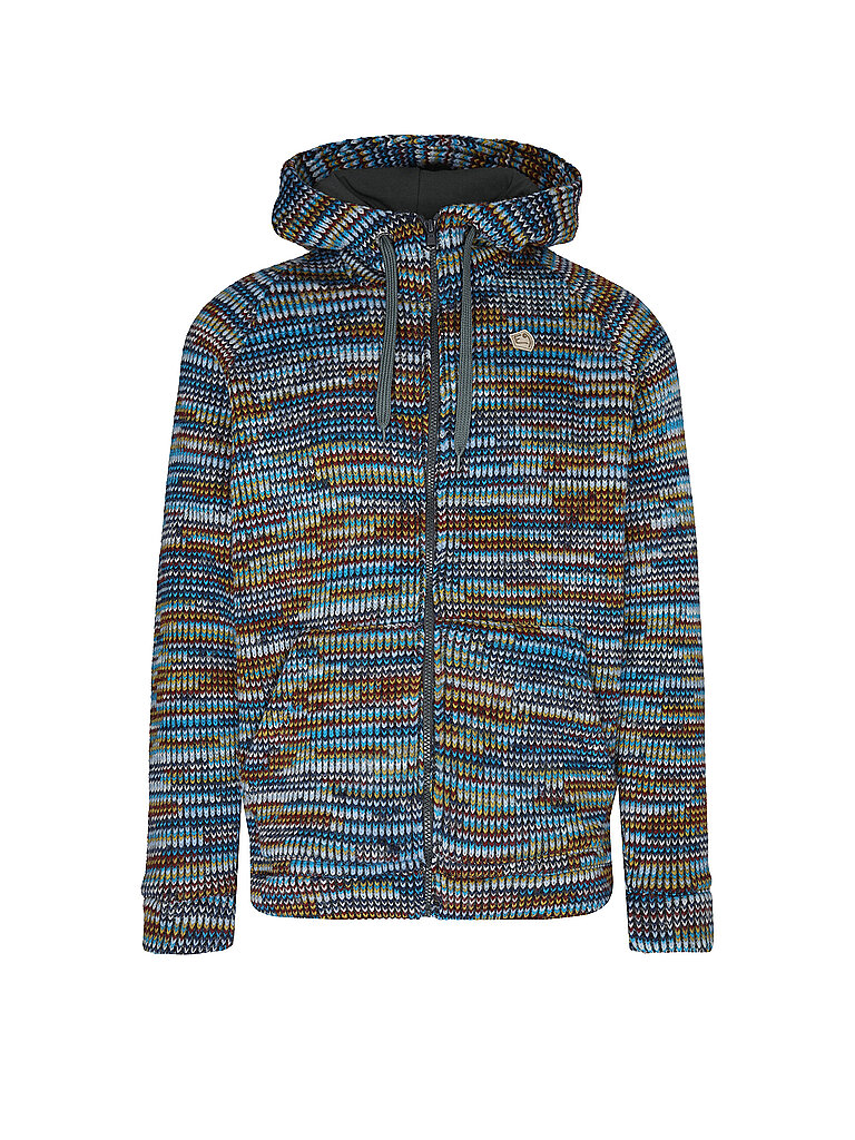 E9 Herren Fleecejacke Happy Woolmix Hoodie dunkelblau | S