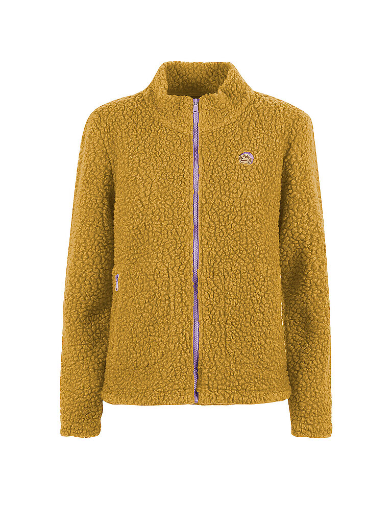 E9 Damen Kletterjacke Teddyfleece Puf 2.3 senf | XS
