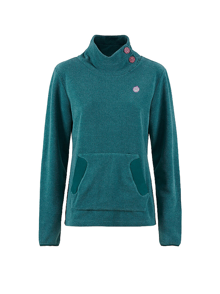E9 Damen Kletterhoodie W-Peace Fleece petrol | XS