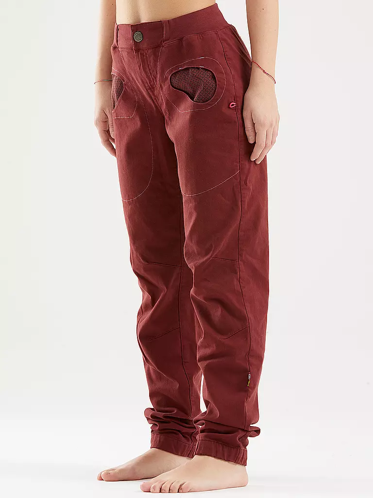 E9 | Damen Kletterhose Ondart Slim BB | rot