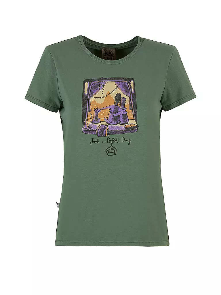 E9 | Damen Klettershirt Sunset | hellgrün