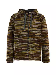 E9 | Herren Fleecejacke Happy Woolmix Hoodie | braun
