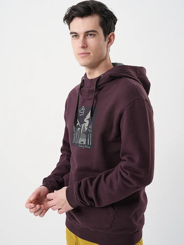 E9 | Herren Kletterhoodie Hood  | Braun
