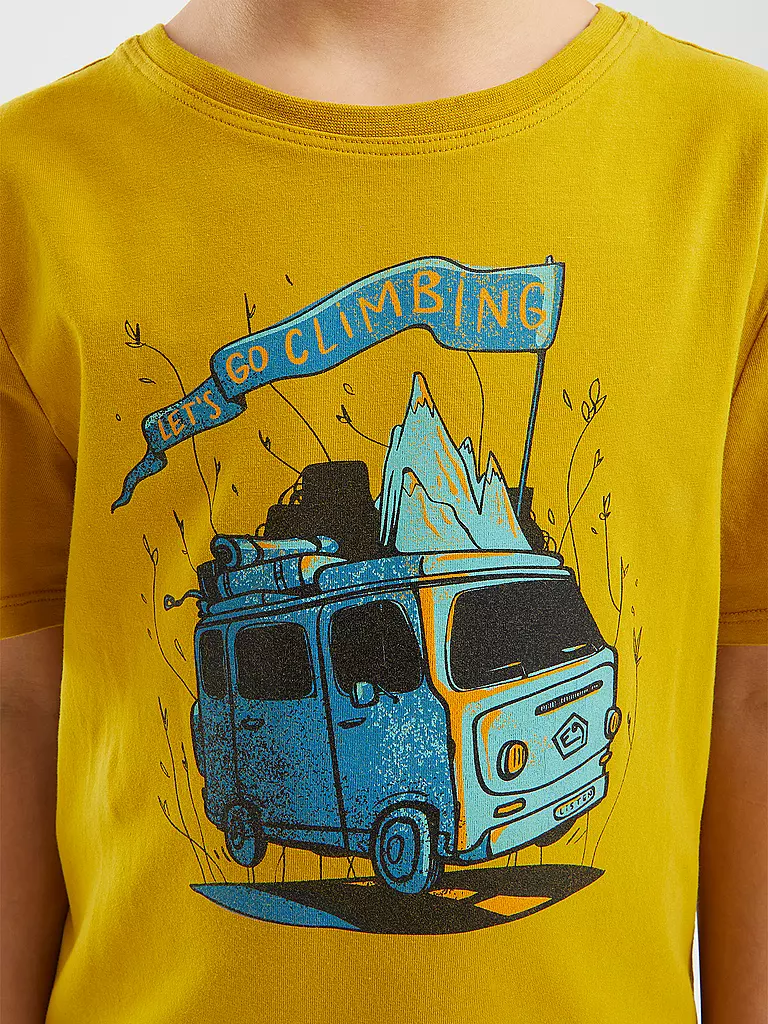E9 | Kinder Klettershirt B-Furgo Bus | hellblau