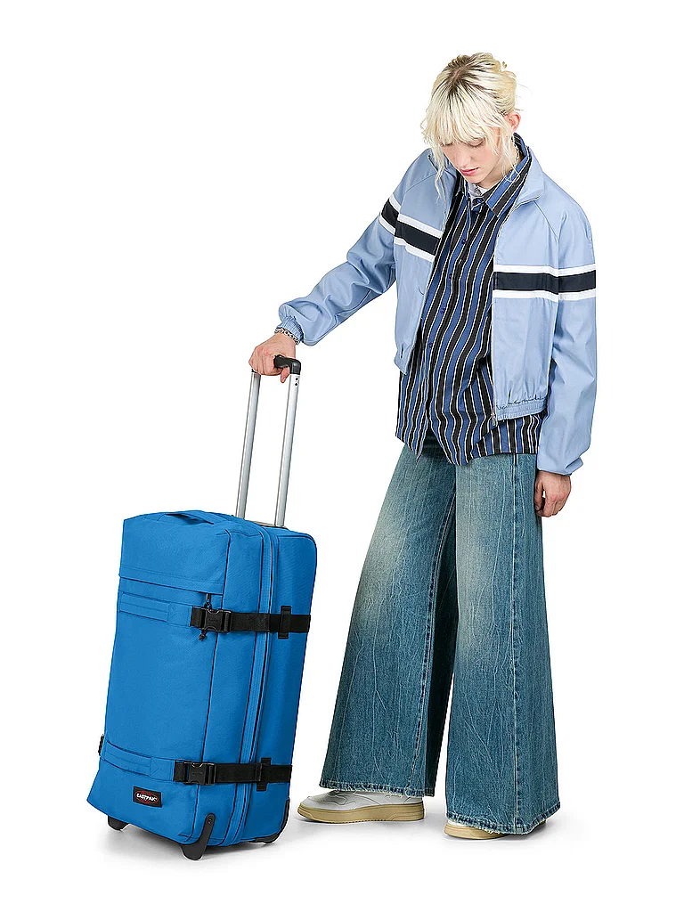 EASTPAK Reisetrolley Transit'R M 71-80L blau