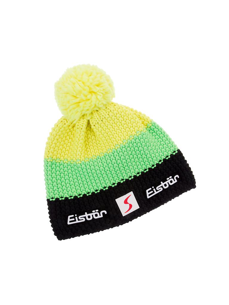 EISBÄR | Erw. Haube Star Neon Pompon | bunt