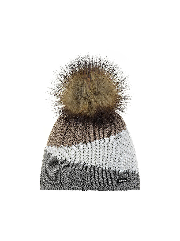 EISBÄR Haube Merino-Polyacryl hellbraun