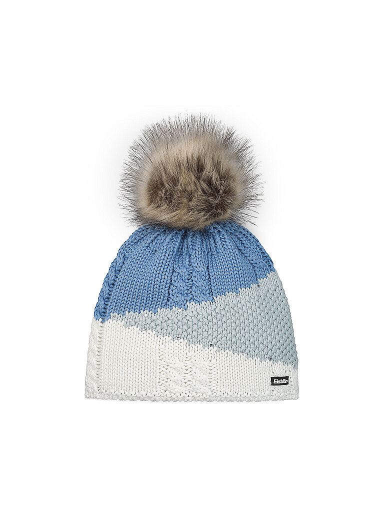 EISBÄR Damen Haube Eden Lux Cristal hellblau