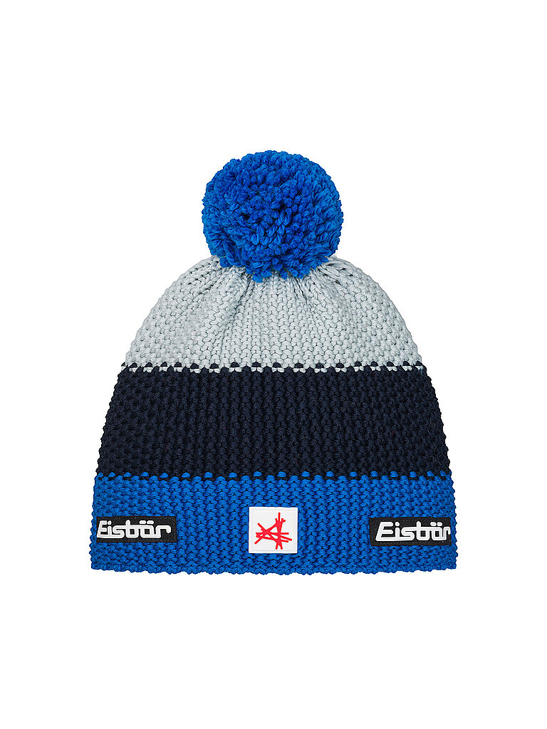 EISBÄR Mütze Star Pompon Ski Austria blau