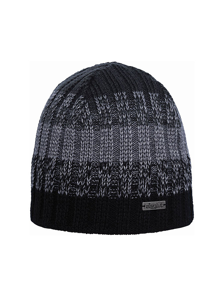 eisglut Mütze Warm Fleece Polyacryl-Wolle Schwarz