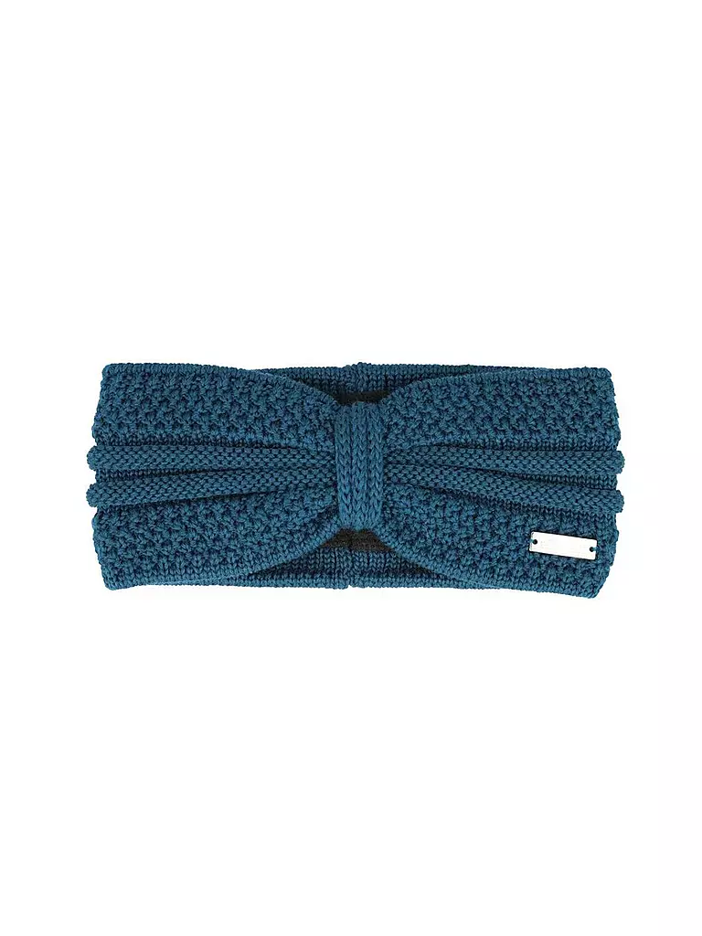 EISGLUT | Damen Stirnband Esmeralda Merino | blau