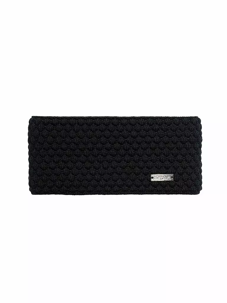 EISGLUT | Damen Stirnband Mina Merino | schwarz