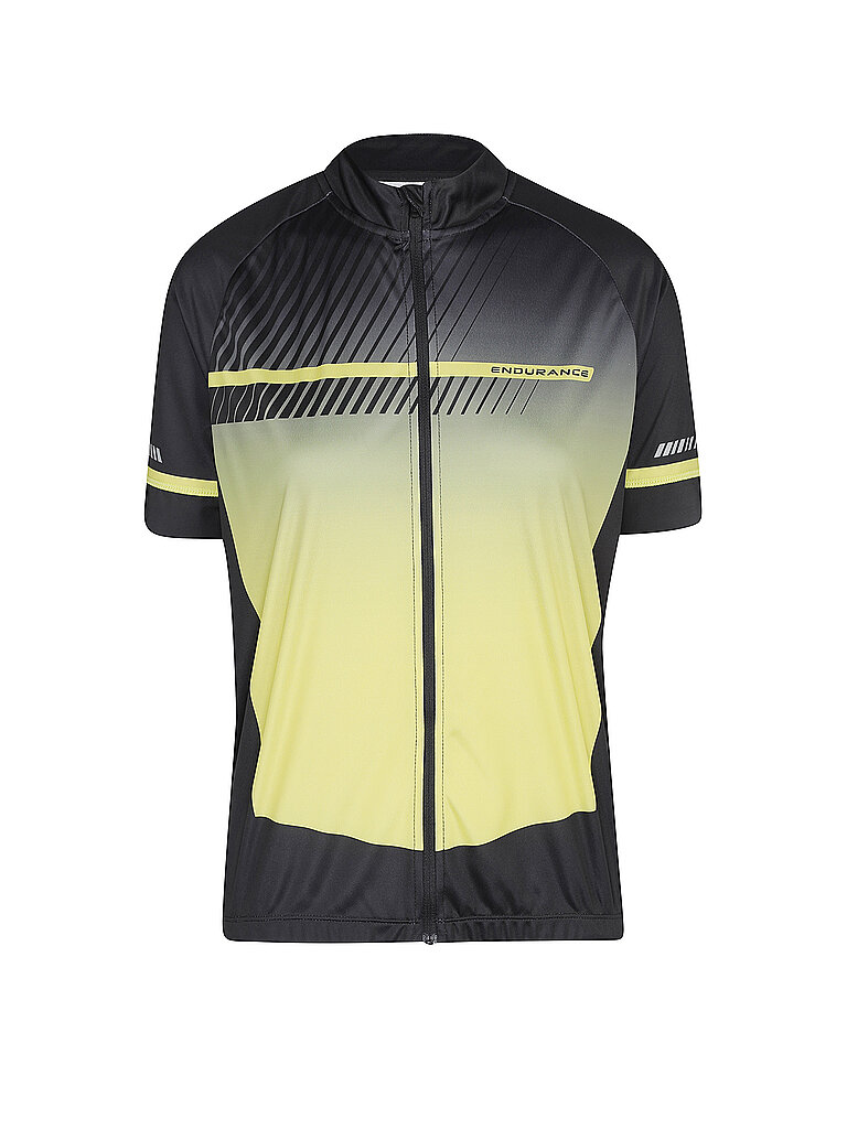 ENDURANCE Herren Rad Trikot Jillard FZ schwarz | M