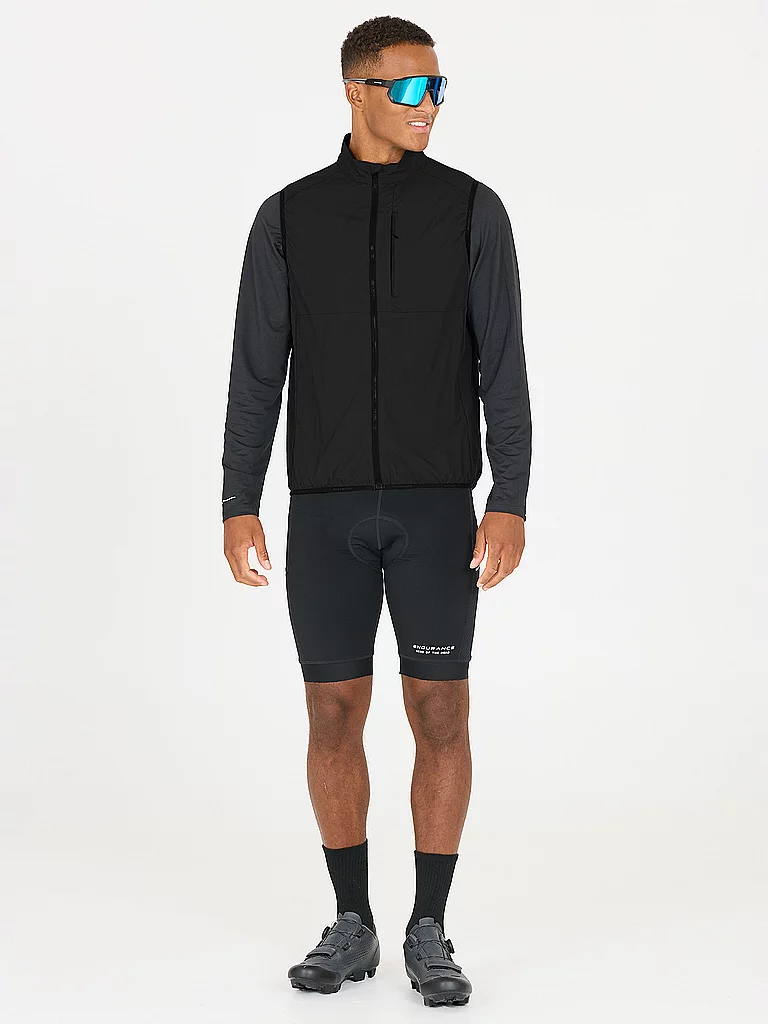 ENDURANCE Herren Radweste Nimbos schwarz | XL