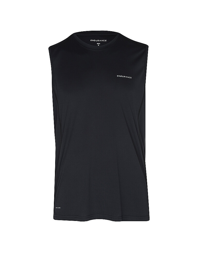 ENDURANCE Lauftank Ladeer Kurzarm Schwarz