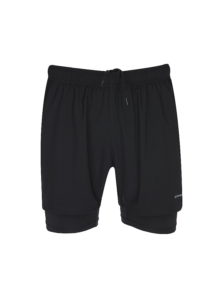 ENDURANCE Sporthose Kros 2in1 Polyester-Esla Schwarz