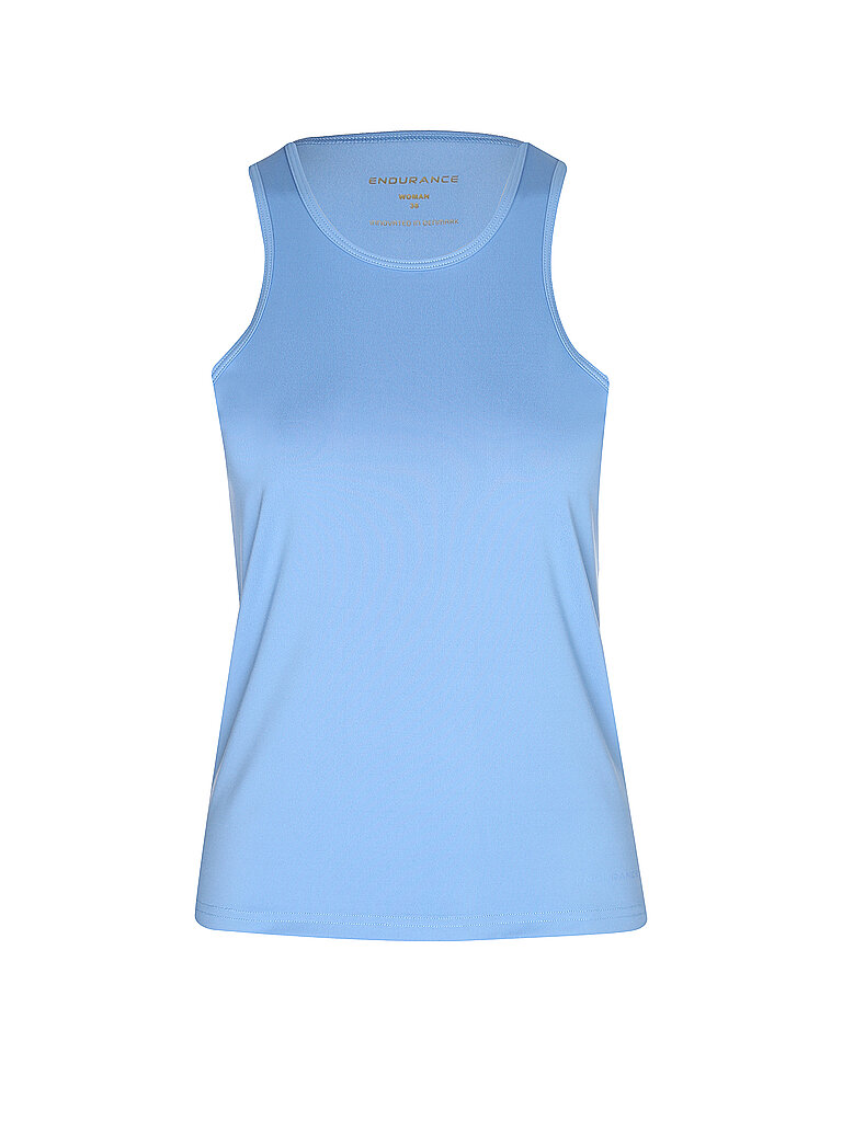 ENDURANCE Lauftop Quick Dry 4-Way Polyester hellblau