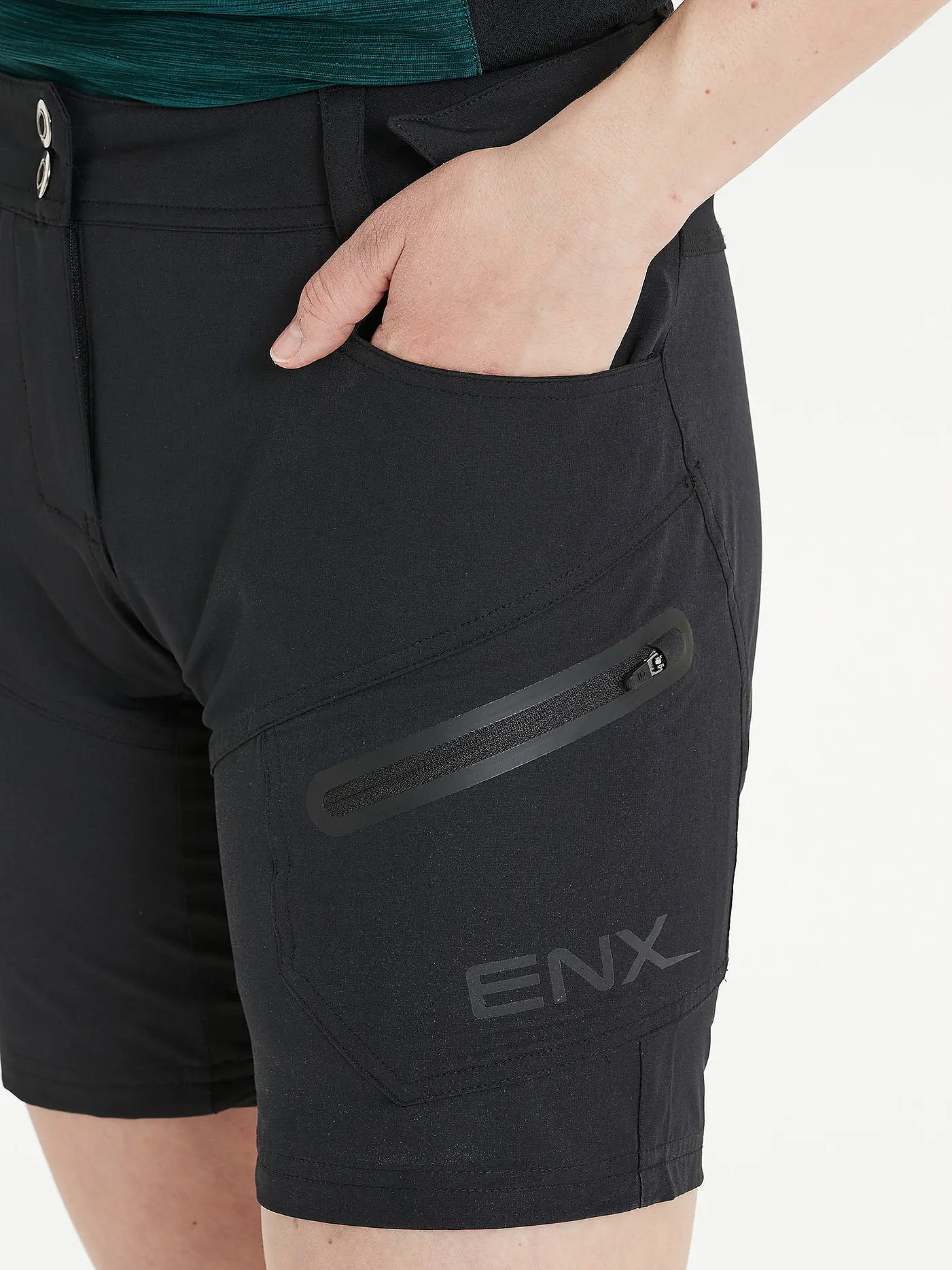 ENDURANCE | Damen 2in1 Radshort Jamilla | schwarz