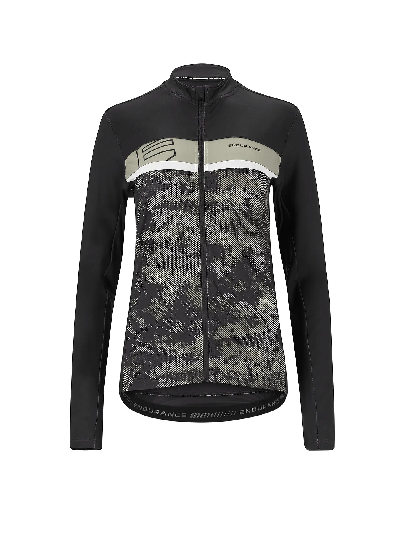 ENDURANCE | Damen Radtrikot Dharma FZ | schwarz