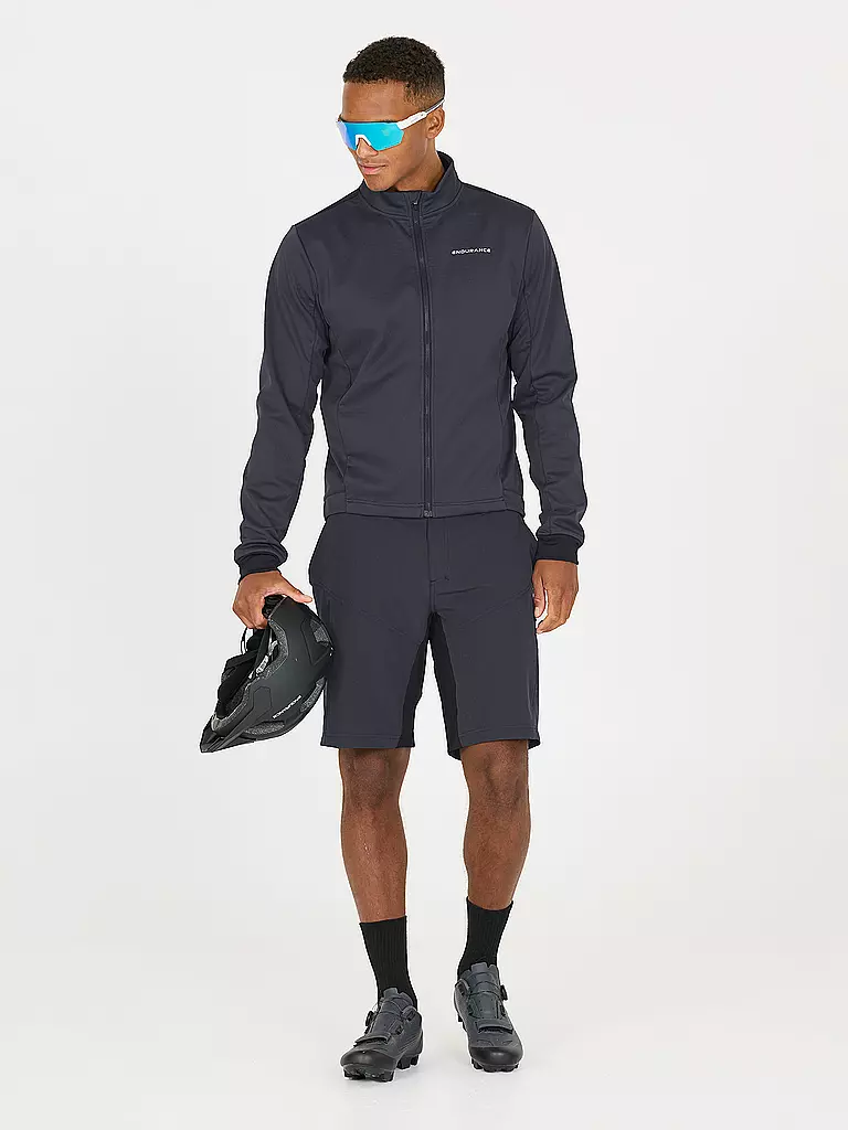 ENDURANCE | Herren Winter Radjacke Titan Windblock Thermal | dunkelblau