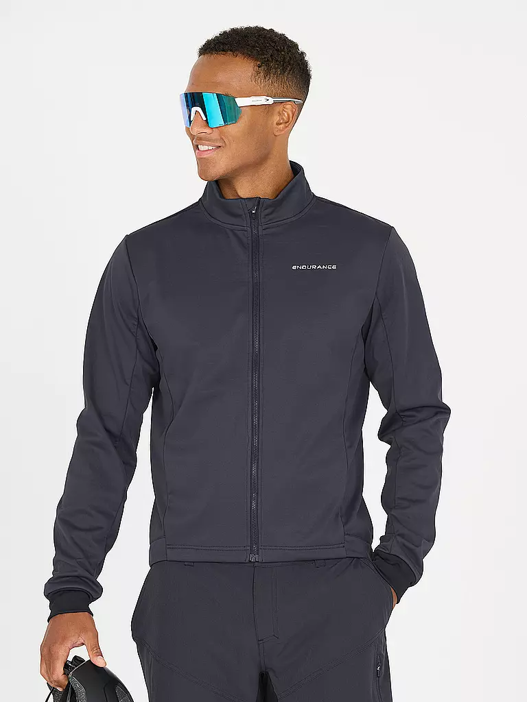 ENDURANCE | Herren Winter Radjacke Titan Windblock Thermal | dunkelblau
