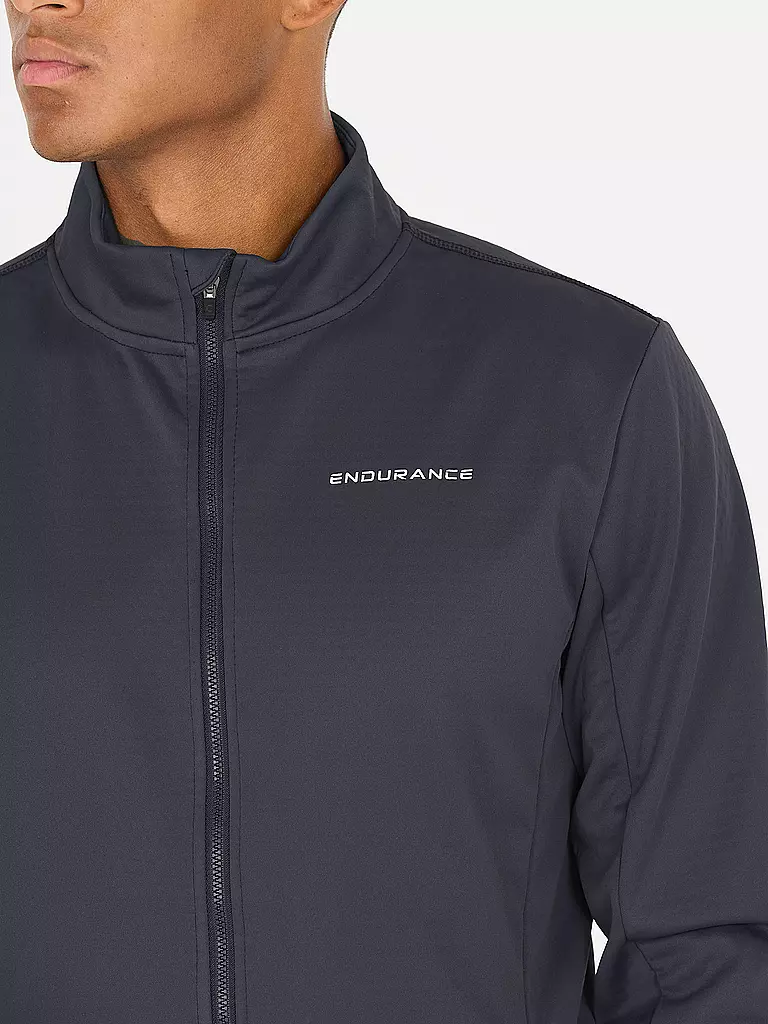 ENDURANCE | Herren Winter Radjacke Titan Windblock Thermal | dunkelblau