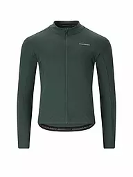 ENDURANCE | Herren Winter Radtrikot Megah | dunkelgrün