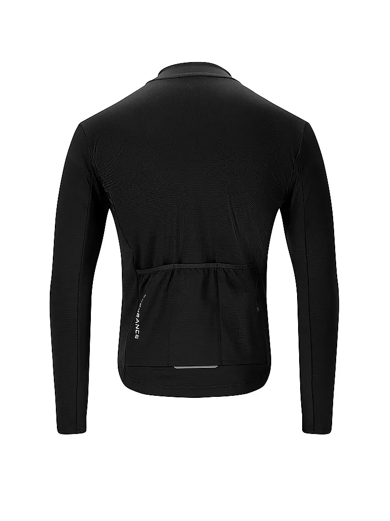ENDURANCE | Herren Winter Radtrikot Megah | Schwarz