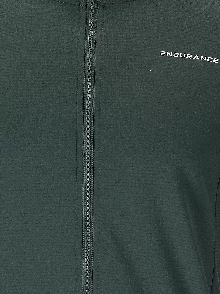 ENDURANCE | Herren Winter Radtrikot Megah | dunkelgrün