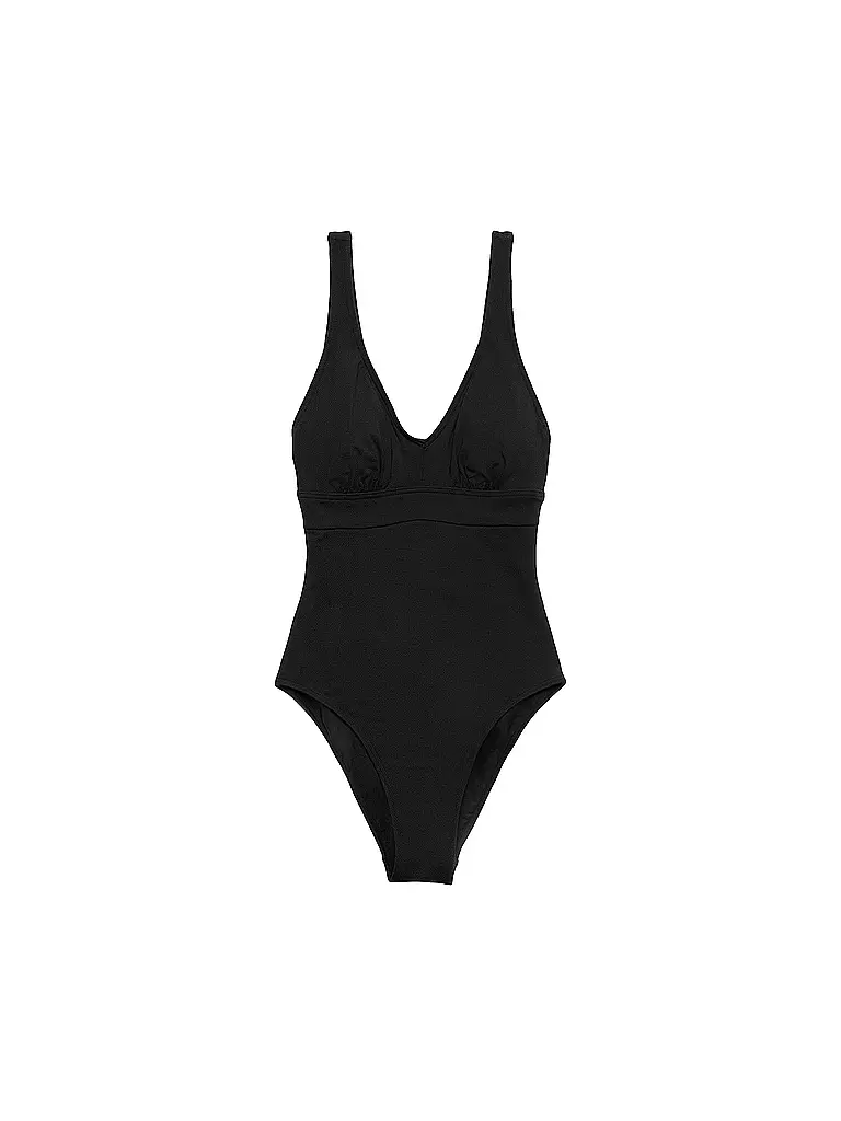 ESPRIT | Damen Badeanzug Hamptons Beach | schwarz