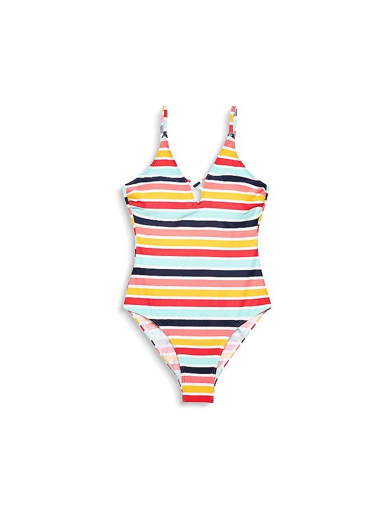 ESPRIT | Damen Badeanzug Multicolor Streifen | bunt