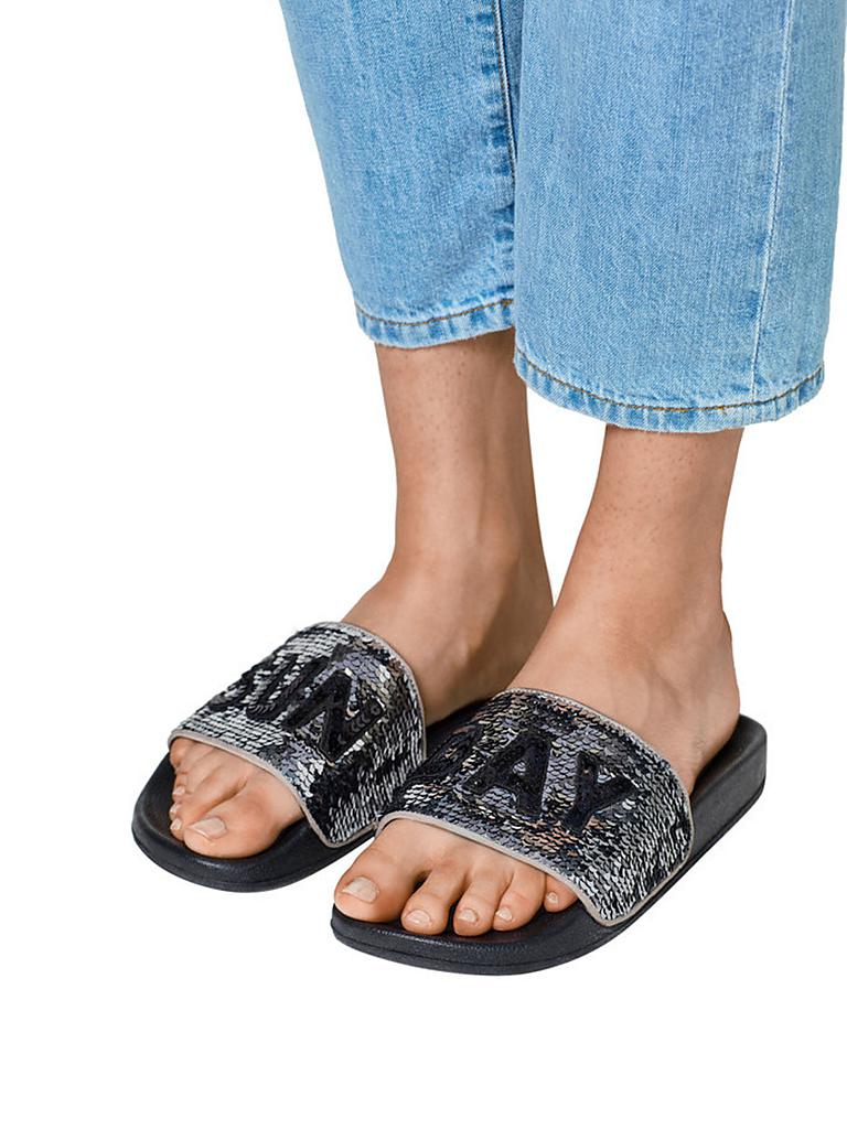 ESPRIT | Damen Badepantoffel Glitter | 