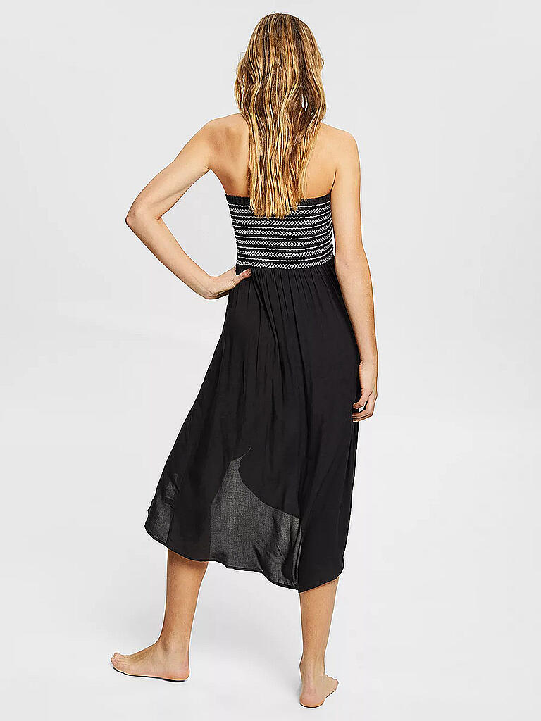 ESPRIT | Damen Bandeau Kleid aus LENZING™ ECOVERO™ | schwarz