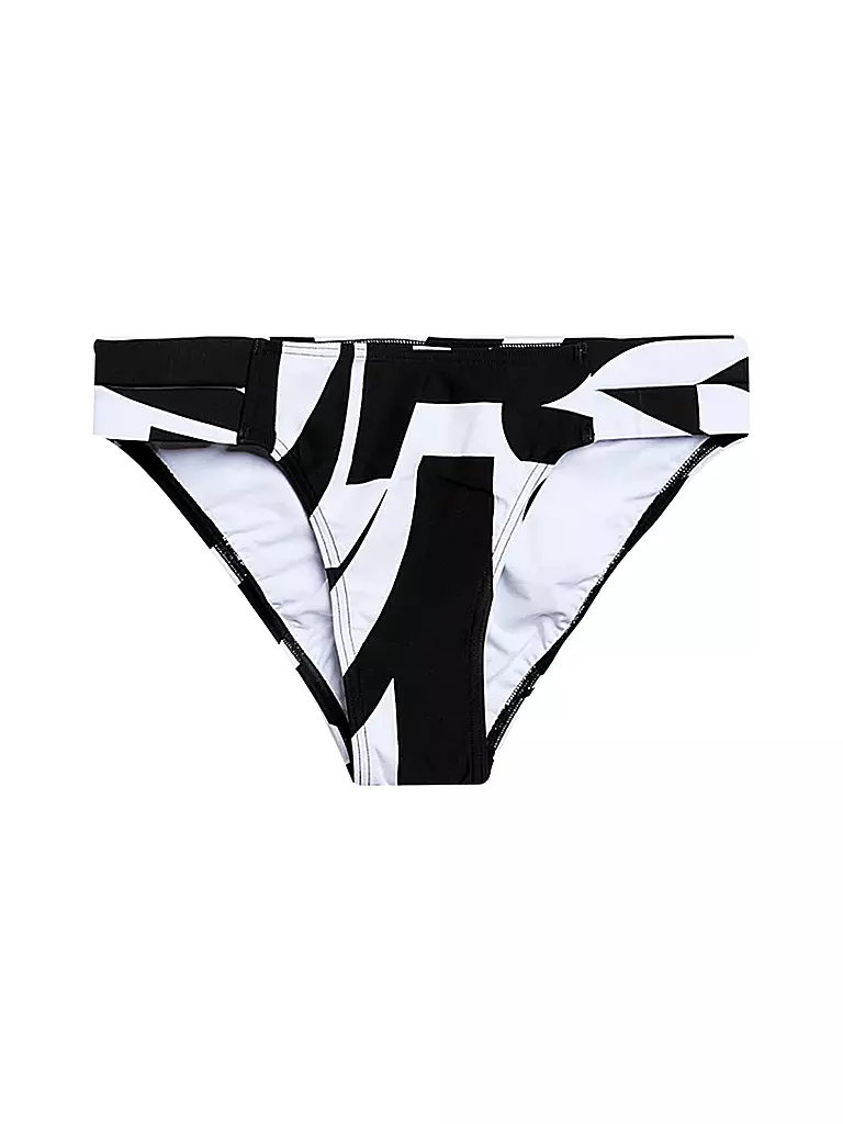 ESPRIT | Damen Bikinihose Slip Grafik Print | schwarz