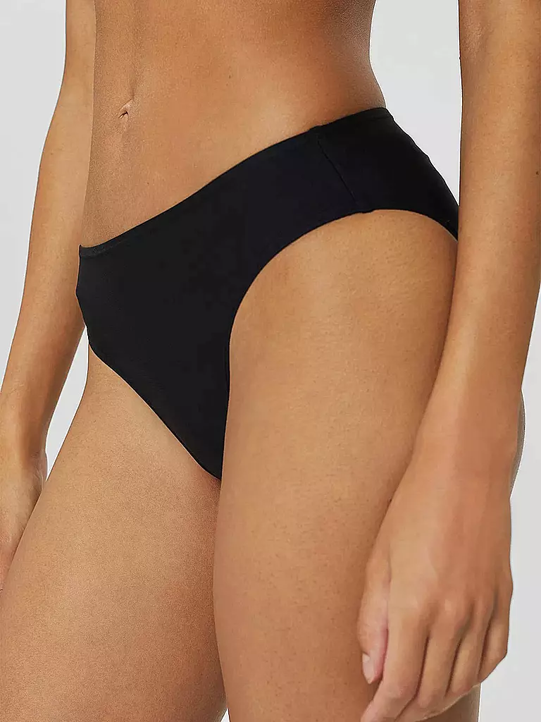 ESPRIT | Damen Bikinihose Unifarben | schwarz