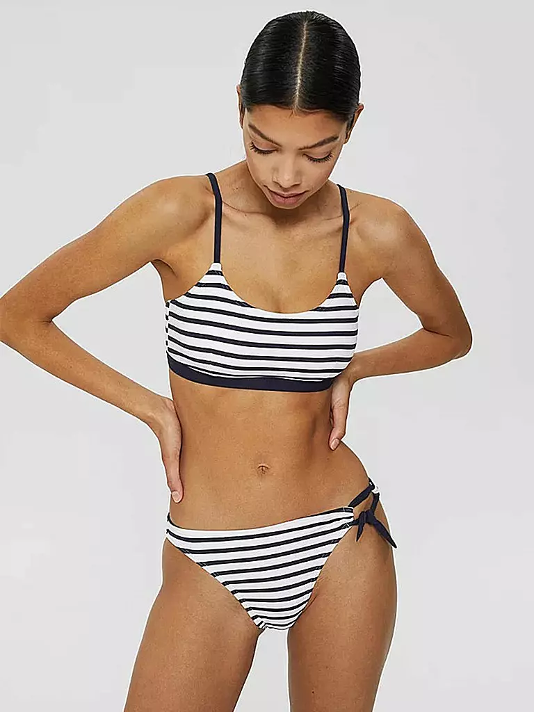 ESPRIT | Damen Bikinioberteil Bustier-Top wattiert | blau