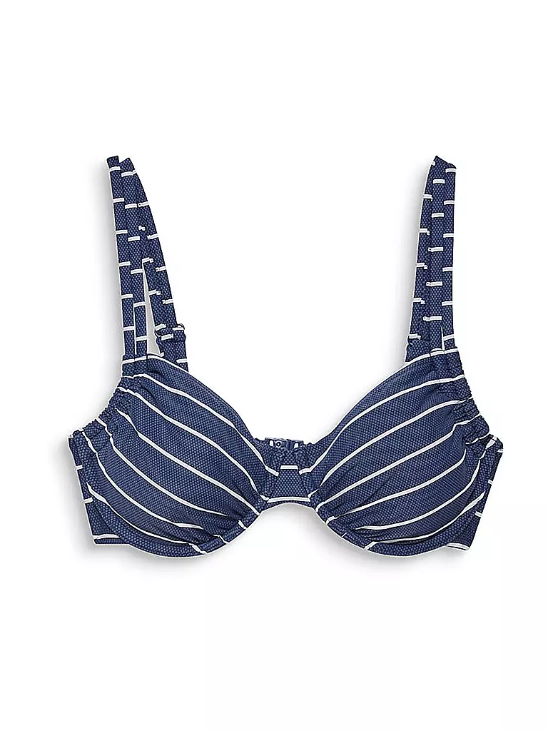 ESPRIT | Damen Bikinioberteil Underwire MF Stripes | blau