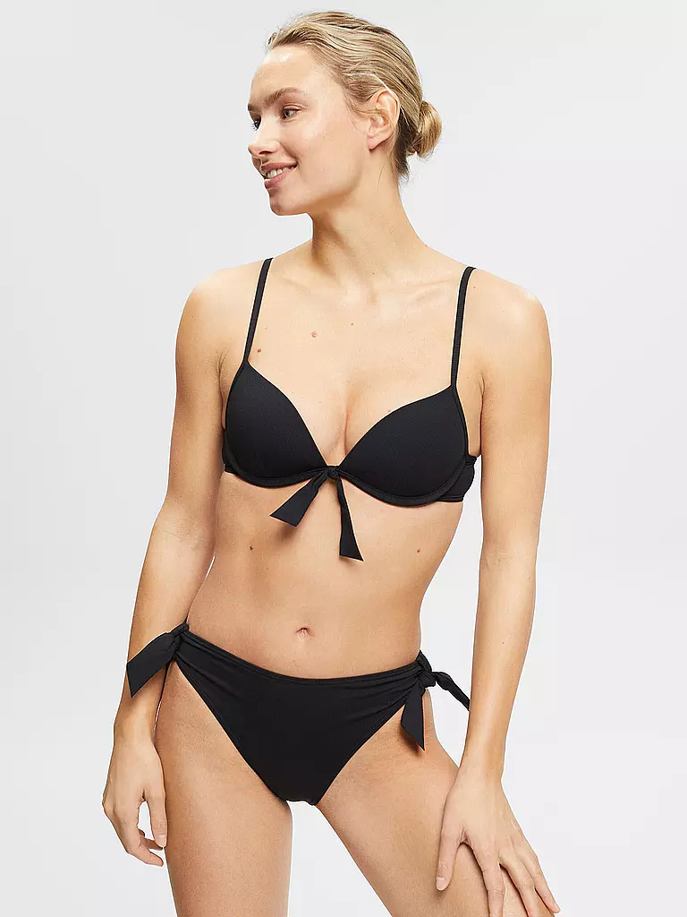 ESPRIT Damen Bügel Bikinioberteil Hamptons Beach schwarz