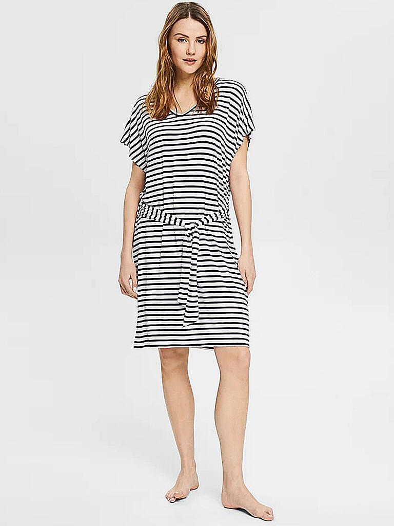 esprit kleid blau gestreift