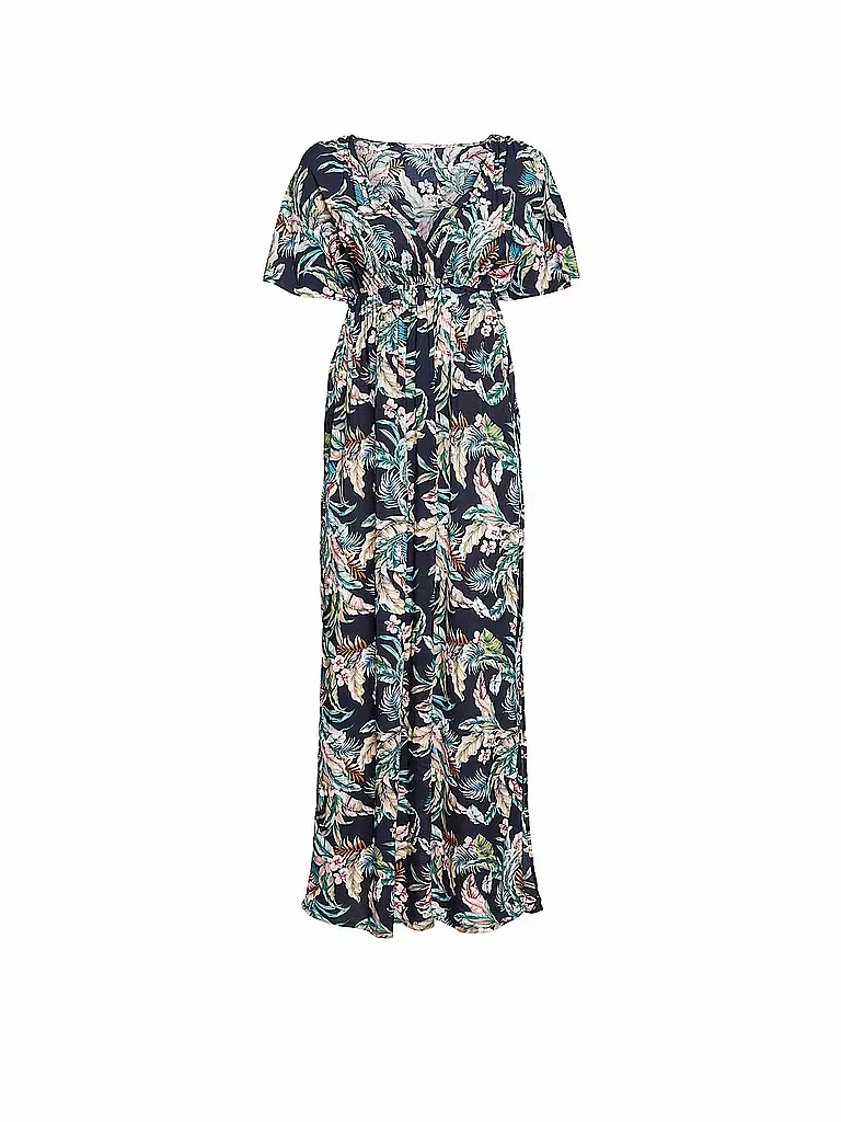 ESPRIT | Damen Kleid mit Tropcial-Print aus LENZING™ ECOVERO™ | blau