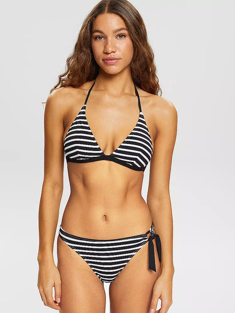 ESPRIT | Damen Neckholder Bikinioberteil Hamptons Beach | schwarz