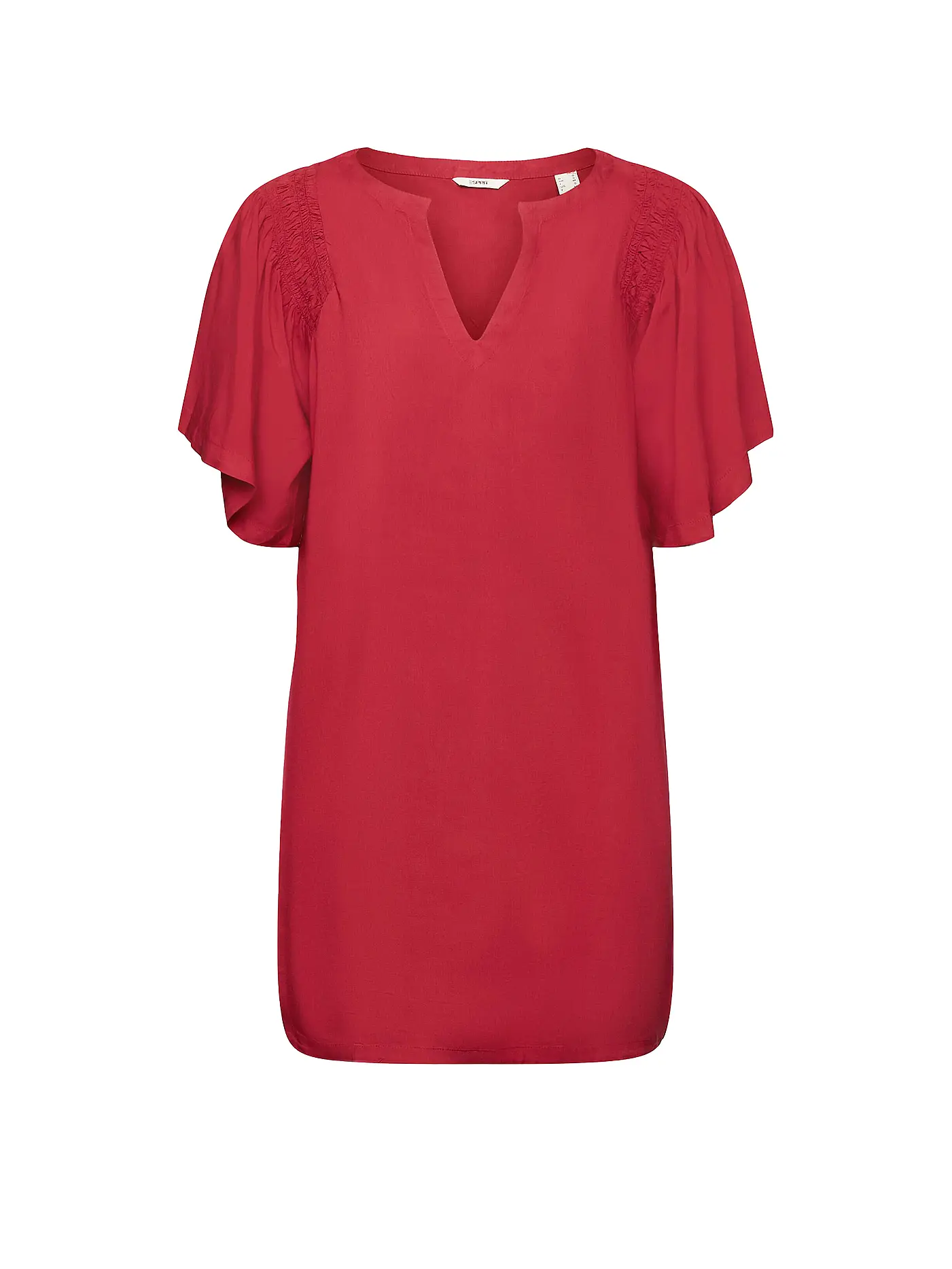 ESPRIT | Damen Strandkleid Tunika  | dunkelrot