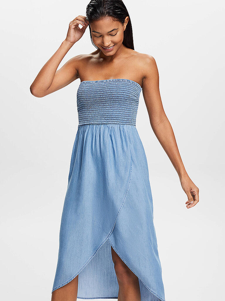 esprit cocktailkleid dunkelblau