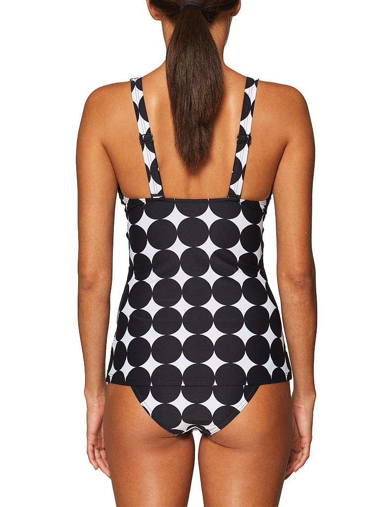 ESPRIT Damen Tankini Miami Beach Polka Dot schwarz
