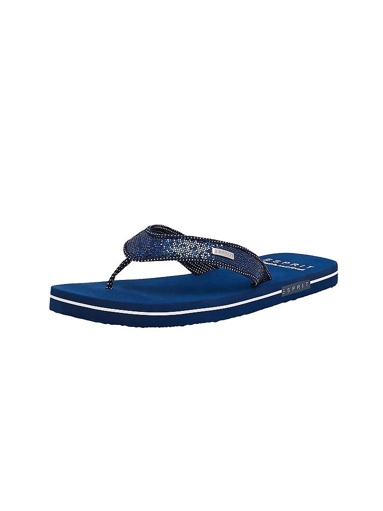 ESPRIT | Damen Zehentrenner Glitter | blau
