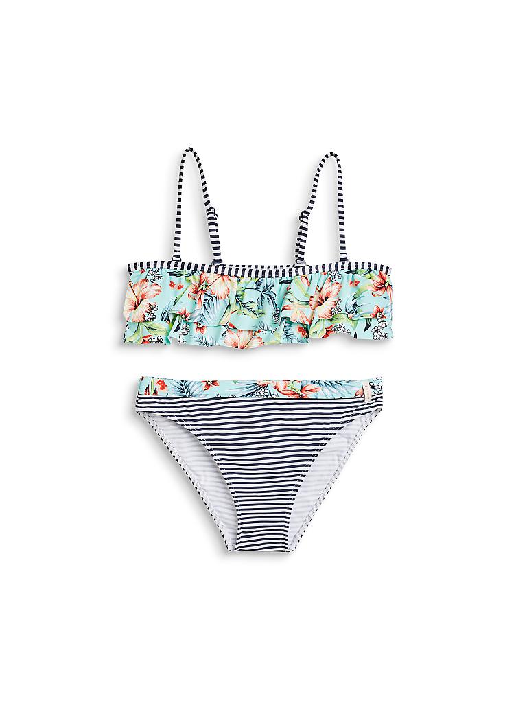 ESPRIT | Mädchen Bikini-Set Blumen | türkis