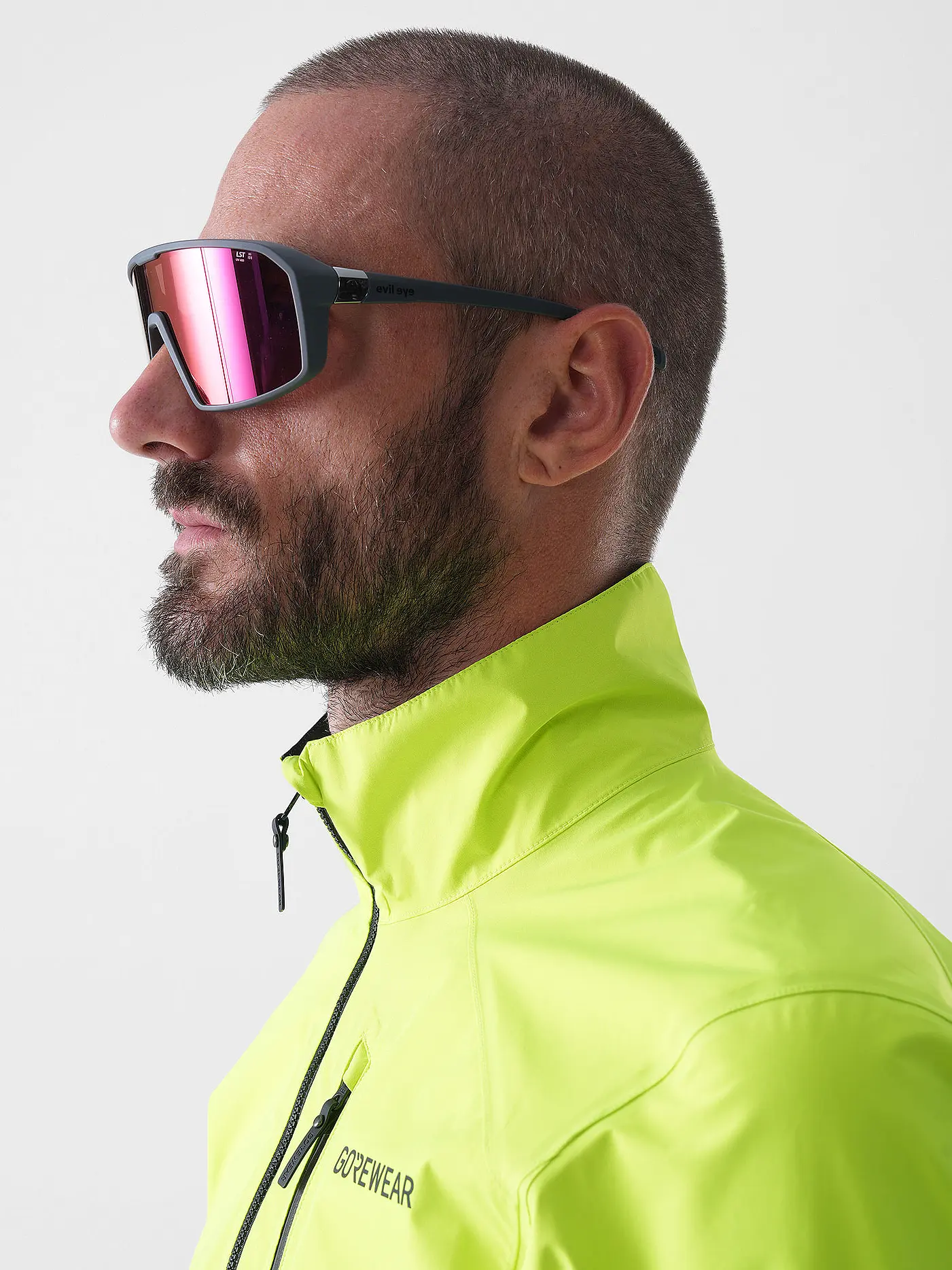 EVIL EYE | Herren Radbrille Roadense | grau