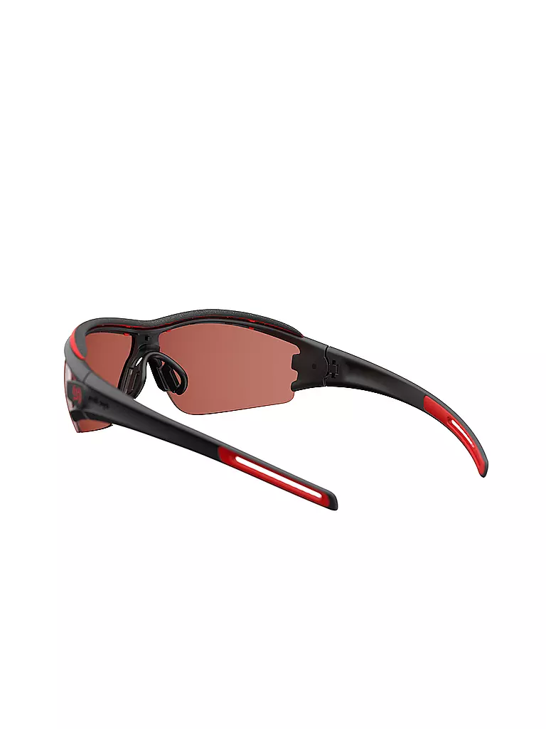 EVIL EYE | Herren Sportbrille Trace Pro Black Matt/Rot 3 | schwarz